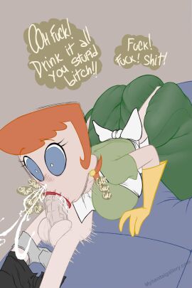 1boy 1girls 69 69_position :>= ass big_ass cartoon_network cock cum_in_mouth cum_in_throat cum_out_nose deepthroat dexter's_laboratory dexter's_mom dick erect_penis expressionless faceless_male female hypnosis larger_female madmark male milf mind_control oral_creampie oral_sex partial_male penis smaller_male swallowing swallowing_cum