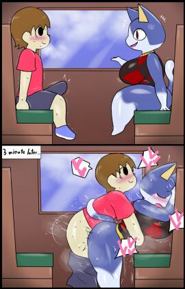 1boy 1boy1girl 1girls 2025 2d 2d_(artwork) animal_crossing animal_crossing_new_leaf anthro anthrofied before_and_after before_sex blush blushing_female blushing_male breasts cat_girl cat_humanoid cat_tail catgirl closed_eyes clothing clothing_down cloud color colored digital_media_(artwork) duo edit edited english_text enigi09 eye_closed eye_open eyes_open female furry furry_female hand_on_chair heart heart-shaped_pupils hi_res highres horny horny_male human humanoid humanoid_breasts humanoid_hands looking_each_other male male/female mouth mouth_closed movement_lines multicolored_body multicolored_fur nintendo no_pants nose open_mouth pants_down penis penis_bulge penis_in_pussy pink_nose pussy rover_(animal_crossing) sex_from_behind shoes sitting sitting_on_chair smile smiley_face smiling smiling_male smoke smoke_all_around smoke_all_over_the_body smoke_from_mouth sweat sweatdrop sweating sweating_body sweating_male sweating_profusely sweaty sweaty_ass sweaty_body sweaty_butt tail tail_behind_back text thick thick_ass thick_legs thick_thighs train tremble tremble_lines tremble_spikes trembling trembling_legs trembling_lines trembling_spikes video_game video_game_character video_games villager_(animal_crossing) window