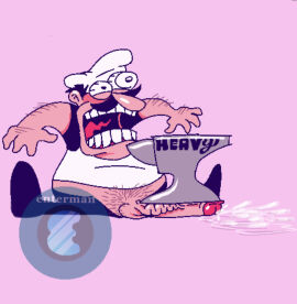 anvil balls cock_and_ball_torture cock_and_balls_torture enterman male male_only pain penis peppino_spaghetti pizza_tower pubic_hair self_upload toony