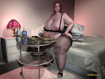 3d 3rd-art female nadia_(3rd-art) obese obese_female tagme