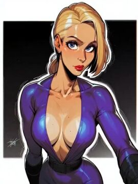 1girls ai_generated alternate_version_available animated belt biohazard blonde blonde_female blonde_hair blonde_hair_female blue_eyes blue_eyes_female bouncing_ass bouncing_breasts cameltoe capcom cleavage curvy erect_nipples female gigantic_breasts grok huge_areolae huge_ass jill_valentine jill_valentine_(blonde) nai_diffusion no_sound puffy_nipples realistic red_lips resident_evil saucy_trove stable_diffusion thick_lips video voluptuous wide_hips yellow_hair