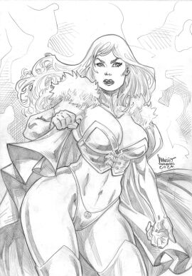 1girls 2024 black_and_white breasts cape cleavage corset ed_benes_studio emma_frost female female_only huge_breasts marcio_fernandes marvel marvel_comics panties solo telepath white_queen x-men