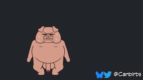 accurate_art_style aggressive_retsuko aggretsuko anai_(aggretsuko) casual_nudity director_ton emoji fenneko flushed flushed_face kissing nude nude_female nude_male official_style retsuko sanrio shy tagme text video