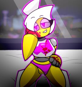 1girls bed city_background female female_only geometry_dash male panties penetration penile_penetration penis penis_in_pussy project_respawn_by_yellolight pussy robot robot_girl trianna_(yellolight) vagina vaginal vaginal_penetration vaginal_sex white_hair yellolight yellow_body