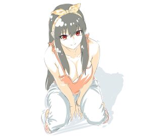 1girls cleavage female female_only human on_knees solo spy_x_family yor_briar yor_forger