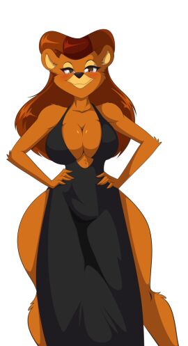 1girls 2025 5_fingers anthro bear bear_ears bedroom_eyes big_breasts black_dress black_nose blush breasts brown_bear brown_body brown_eyes brown_fur brown_hair cleavage digital_art digital_drawing_(artwork) digital_media digital_media_(artwork) disney dress eyelashes female furry hair hands_on_hips long_hair looking_at_viewer mammal mastergodai naked_under_clothes nude_underneath png png_background rebecca_cunningham seductive seductive_look seductive_smile smile smiling smiling_at_viewer solo talespin thick_thighs transparent_background transparent_png ursid ursid_humanoid ursine voluptuous voluptuous_female wide_hips