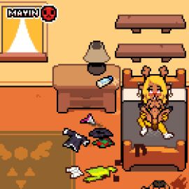 1boy 1girls animated anthro anthro_on_anthro anthro_penetrated anthro_penetrating anthro_penetrating_anthro antlers anus ass ass_grab balls bed bedroom blonde_hair bouncing_ass bouncing_balls bouncing_butt brown_body brown_fur buckteeth butt_grab capreoline cervid chalkboard clock computer deer deltarune desk digital_media_(artwork) duo erection female female_penetrated fur furniture hair hand_on_ass hand_on_butt horn human_on_anthro inside kris_(deltarune) looking_up loop looping_animation male male/female male_penetrating male_penetrating_female mammal mastery_position mayin noelle_holiday nude on_desk penetration penis pixel_(artwork) pixel_animation pixel_art pixelated pussy reindeer sex straddling straight tagme teeth undertale vaginal_penetration video_games