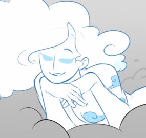 aeolus_(epic_the_musical) breasts cloud_girl cloud_humanoid epic_the_musical female goddess one_breast_out toga wind