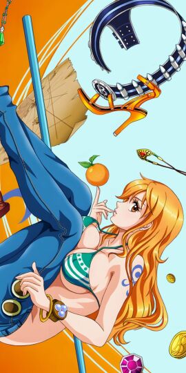 anime anime_girl bikini breasts female women