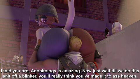 1boy 1girls 3d adonitology ass ass_bigger_than_head ass_on_face ass_smothering ass_worship big_ass bubble_ass bubble_butt chair_activities dominant_female english_text face_in_ass facesitting female fortnite hip_grab jonesy_(fortnite) large_ass male meow_skulls_(fortnite) sfm smothering smothering_ass source_filmmaker stinkface text thick_ass thick_thighs