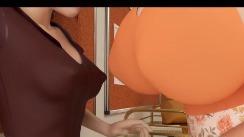 animated blowjob futanari milf penis tagme video