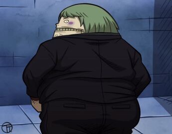 animated animated_image ass ass_focus blush blushed_face blushing blushing_at_viewer blushing_male chubby chubby_belly chubby_male fat fat_ass fat_butt fat_male fukurou_(one_piece) fully_clothed fully_clothed_male gay jiggle jiggling jiggling_ass jiggling_butt looking_at_viewer looking_away looking_back looking_down male male_focus male_only one_piece pants pants_down pants_pull pants_pulled_down pulling pulling_clothing pulling_down_pants pulling_pants_down removing_clothing removing_pants solo solo_focus solo_male spanking spanking_ass spanking_butt spanking_own_ass trashtoonz zipper zipper_mouth