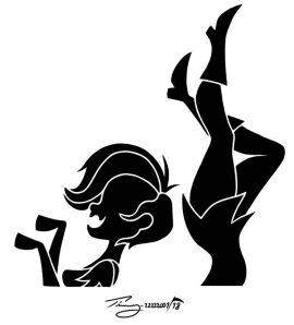 1girls black_and_white female hanna-barbera phantasma_phantom scooby-doo scooby-doo_and_the_ghoul_school silhouette solo timmy22222001