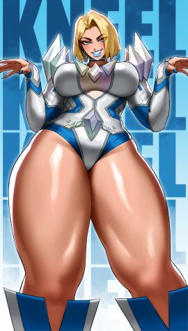 1girls absurd_res blonde blonde-haired_female blonde_female blonde_hair blue_eyes blue_lipstick blue_nails bob_cut boots clothed clothed_female emma_frost emma_frost_(marvel_rivals) female female_focus female_only grin grinning_at_viewer high_heel_boots high_heels looking_at_viewer looking_down looking_down_at_viewer marvel marvel_comics marvel_rivals smile smiling smiling_at_viewer solo solo_female solo_focus sotcho thick_thighs thighs