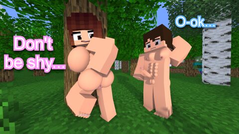 feet forest mine-imator minecraft sex spying toes zaxlle67