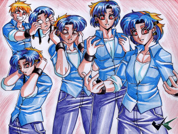 1boy ami_mizuno assimilation bishoujo_senshi_sailor_moon clothing female jadenkaiba male mask masked mtf_transformation possession transformation