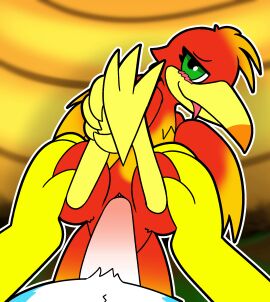 2025 3_toes animated anthro anthro_on_feral avian banjo-kazooie bedroom_eyes blush breegull clitoris curling_toes depth_of_field digital_drawing_(artwork) digital_media_(artwork) duo eyelashes feathered_wings feathers feet female feral first_person_view genitals green_eyes head_tuft hi_res kazooie leg_grab loop lying male male/female multicolored_body narrowed_eyes on_back otterjunk outline outside outside_sex penetration penile penile_penetration penis penis_in_pussy pussy rareware seductive sex short_playtime solo_focus tagme tail tail_feathers talons taylor_vee thigh_grab toes tongue tongue_out tree_stump tuft vaginal_penetration white_outline wings zoophilia