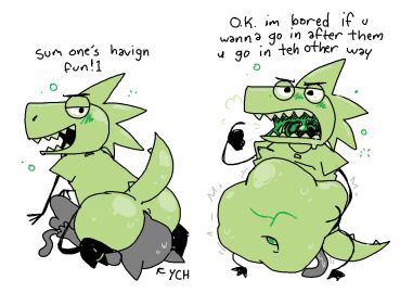 2025 anal anal_vore anon anthro anthro_anon belly big_belly canid canine duo english_text facesitting hand_on_belly lizard mammal navel open_mouth pawplants reptile scales scalie sequence sitting sitting_on_another soft_vore standing sticklizard_(pawplants) stomach_bulge tail teeth text uvula vore