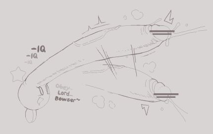 bad_anatomy bad_end big_penis brain_drain brainwashed brainwashing corrupted corruption cyanu hyper hyper_penis iq_loss male mario_(series) mario_and_luigi_(series) penis penis_horn starlow tagme unusual_anatomy unusual_genitalia what