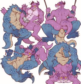 2024 abs all_fours amber_eyes amber_sclera anal anal_sex anthro anus arm_grab back_muscles balls biceps blue_body blue_scales blush bodily_fluids bound chastity_cage chastity_device claws collar cowgirl_position crouching cuff_(restraint) doggy_style dragon duo erection fangs feet fellatio female finger_claws foot_on_back from_behind_position from_front_position genitals hi_res horn kneeling leash leash_pull leashed_collar looking_back looking_pleasured lying male male/male male_penetrated male_penetrating male_penetrating_male missionary_position multiple_positions musclegut muscles muscular muscular_male mythological_creature mythological_scalie mythology nude on_back on_bottom on_top one_eye_closed open_mouth oral orange_eyes orange_sclera pecs penetration penile penis purple_body purple_scales quads raised_tail restraints rope scales scalie sex shackles sharp_teeth simple_background sketch_page sweat tail teeth toe_claws triceps white_background wrist_cuffs yellow_eyes yellow_sclera zi_ran