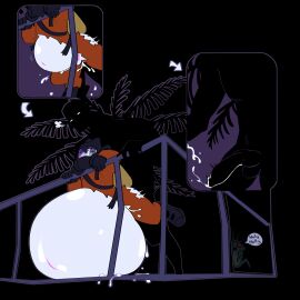 alien anal anal_sex animal_genitalia animal_penis anthro anus ass belly belly_expansion belly_inflation big_belly big_penis black_body bodily_fluids bovid bovine bracken_(lethal_company) cat_tail cattle clothing cum cum_in_ass cum_inflation cum_inside cumflation digital_media_(artwork) domestic_cat duo egg egg_in_ass expansion felid feline felis fluffy fluffy_chest fluffy_tail fur gas_mask genital_fluids genitals hazmat_suit hi_res huge_belly huge_cock hyper hyper_inflation impact_lines inflation lethal_company liquid_inflation male male/male male_only male_penetrated male_penetrating male_penetrating_male male_pregnancy mammal mask monster muscular muscular_male oc_fred penetration penile penile_penetration penis penis_in_ass pink_penis pregnancy pregnant pregnant_anthro pregnant_male ridiculous_fit sex size_difference small_penis smaller_penetrated spacesuit swallowing sweat tail white_body white_cat white_fur wwsnke99