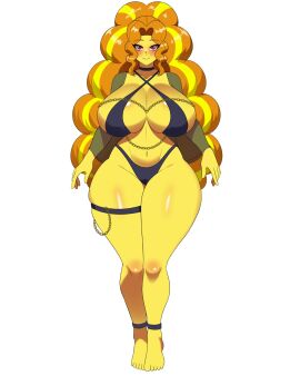 adagio_dazzle adagio_dazzle_(eg) ass big_ass big_breasts big_butt big_thighs big_titties bikini breasts clothing curvaceous curvaceous_female curvaceous_figure curvy curvy_figure curvy_hips equestria_girls female female_focus female_only friendship_is_magic hasbro long_hair looking_at_viewer masterdestroyzj my_little_pony yellow_hair yellow_skin