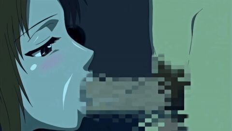 10s 1girls 2010s 2015 2016 2d animated animated_gif bedroom blowjob boku_no_yayoi-san censored deepthroat female gif ziz_(company)