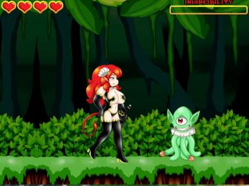 anal animated female forest pussy red_hair tentacle vaginal_penetration vanja