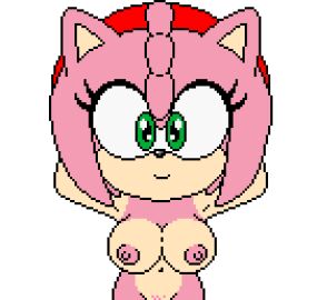 amy_rose animated breasts female female_only girly green_eyes hands-free hands_behind_head headband jiggling_breasts looking_at_viewer loop looping_animation naked naked_female nipples no_shading nude nude_female pink_fur pink_hair pink_nipples pixel_animation pixel_art pubic_hair shaking_breasts sonic_(series) sonictopfan white_background