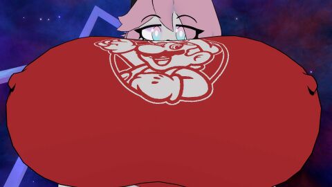 3d 3d_(artwork) big_breasts breasts busty_male female huge_breasts male male_with_breasts peanut_butter_(theycallhimcake) theycallhimcake