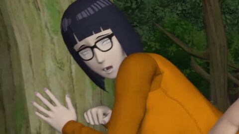 animated censored dantesix hyuuga_hinata sex_in_forest tagme uncensored_version_at_source velma_dinkley_(cosplay) video