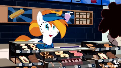 2025 2d_animation anal anal_sex animal_genitalia animal_penis animated ass big_butt big_penis black_hooves blue_clothing blue_eyes blue_hat blue_headwear blue_shirt blue_topwear bodily_fluids bouncing_butt canaryprimary cashier casual_sex clothed_sex clothing coffee_shop cum cum_in_ass cum_inside cum_on_penis curly_hair dessert doggy_style doughnut duo earth_pony english_audio equid equine equine_genitalia equine_penis erection eye_roll female female_penetrated feral feral_on_feral feral_penetrated feral_penetrating feral_penetrating_feral flared_penis food freckles from_behind_position fur genital_fluids genitals greggs grey_body grey_fur grey_stripes grin hair hasbro hat headgear headwear hi_res hooves horse huge_filesize inside long_playtime male male/female male_penetrating male_penetrating_female mammal moan my_little_pony nami955_(va) orange_body orange_fur orgasm pastry pastry_flakes_(nami955) penetration penis pony presenting presenting_penis public public_sex pupils saliva saliva_string sex shirt smile sound sound_effects striped_body striped_fur stripes tagme tail tail_grab thick_thighs thrusting topwear video voice_acted white_body white_fur zebra