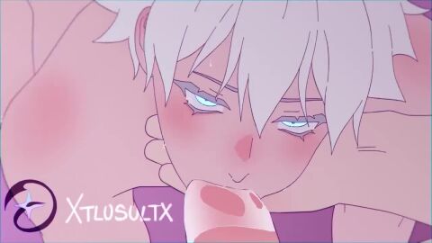 1080p 10_seconds 10s 2boys 2d 2d_(artwork) 2d_animation all_the_way_to_the_base animated animation anime blowjob blue_eyes blush blushing_male deep_blowjob deep_penetration deepthroat face_fucking facefuck fellatio gay gay_sex grabbing grabbing_chin irrumatio jujutsu_kaisen looking_at_another looking_at_partner looking_up male male/male male_moaning male_penetrated male_penetrating male_penetrating_male moaning moaning_in_pleasure moaning_on_cock mouth_full_of_cock mp4 oral oral_penetration oral_sex penis penis_in_mouth saliva saliva_on_penis satoru_gojo slurp slurping slutboy sucking sucking_penis suguru_geto tagme throat_fuck video voice voice_acted wet wet_penis white_hair xtlusultx yaoi