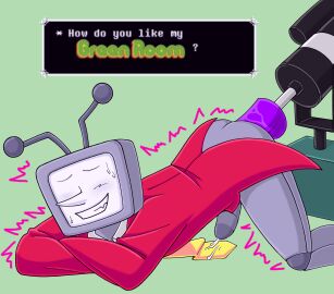 anal anal_penetration clenched_teeth cumming cumming_while_penetrated deltarune deltarune_chapter_3 dildo fucking_machine humanoid humanoid_male male male_focus male_only male_penetrated no_eyes object_head parted_lips penis pointy_nose robot robot_boy robot_humanoid sex_machine solo tenna_(deltarune) tv_head