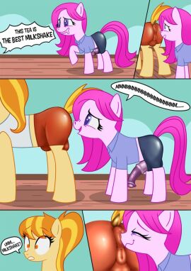 2futas agent_red_girl anthro anus anus_sniff ass_sniff ass_sniffing balls boner boner_in_pants boner_stretched_in_pants butt_sniffing butterball_(mlp) confused confused_futa female feral feral_on_feral feral_on_futa feral_only full-package_futa futa_on_feral futa_on_futa futa_only futanari ineffective_clothing intersex light_pink_skin light_yellow_skin milkshake_(mlp) musk_sniffing my_little_pony nose_to_anus penis pink_hair puffy_anus pussy scent scent_play scentplay sniffable_ass sniffing sniffing_anus sniffing_ass sniffing_butt sniffing_musk vagina yellowish_orange_hair