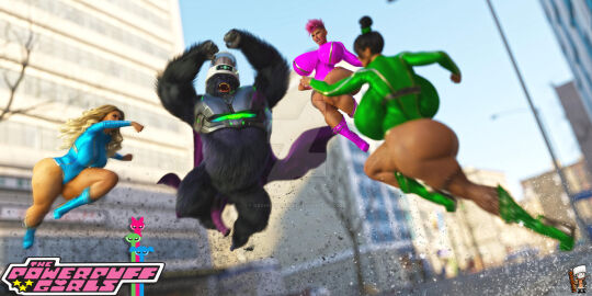 1boy 3d 3girls animal ape ass big_ass big_breasts big_thighs blossom_(powerpuff_girls) breasts bubbles_(powerpuff_girls) bust busty buttercup_(powerpuff_girls) curvaceous curvy curvy_figure enormous_ass enormous_breasts fat_ass female female_focus gashousesushii gigantic_ass gigantic_breasts haplorhine hero heroine high_heel_boots high_heels hips hourglass_figure huge_ass huge_breasts huge_thighs hyper_ass hyper_breasts large_ass large_breasts large_thighs legs light-skinned_female light_skin male massive_ass massive_breasts mature mature_female mojo_jojo multiple_females multiple_girls original_character original_characters parody powerpuff_girls primate round_ass simian slim_waist superhero superheroine supervillain thick thick_ass thick_hips thick_legs thick_thighs thighs top_heavy villain voluptuous waist wide_ass wide_hips wide_thighs