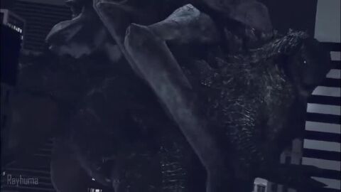 3d_(artwork) 3d_animation 4k absurd_res animated digital_media_(artwork) duo godzilla godzilla_(series) hi_res kaiju male/male mammal monster monsterverse muto_(godzilla) no_sound outside penetration questionable_consent rayhuma sex short_playtime tagme toho video widescreen