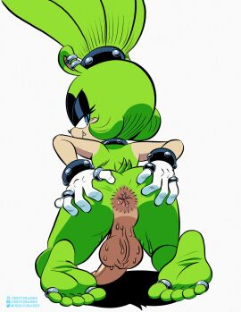 1futa 2024 5_toes anthro anus ass balls barefoot bodily_fluids deepcreases digit_ring feet female foot_fetish foot_focus futanari genitals hi_res intersex jewelry kneeling kneeling_female looking_back nude penis ring rule_63 soles solo sonic_(series) sonic_the_hedgehog_(series) spread_ass spread_butt spreading surge_the_tenrec sweat sweaty_anus sweaty_ass sweaty_balls sweaty_butt sweaty_genitalia toe_ring toes