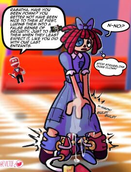 1futa 1girls 2024 ass big_penis breasts clothed clothing cum cum_in_mouth cum_in_throat cum_inside dialogue duo english_text eviltqf female femsub futa_on_female futadom futanari group hiding_in_dress huge_cock humanoid implied_futa implied_oral implied_orgasm intersex irrumatio light-skinned_futa light_skin mostly_clothed nude original outside penis pomni_(the_amazing_digital_circus) ragatha_(the_amazing_digital_circus) raped_by_futa sex sex_under_clothes standing stealth_sex text the_amazing_digital_circus under_dress x-ray