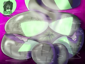 :3 ambiguous_gender anthro anus ass balls bedroom_eyes big_balls big_butt big_tail bodily_fluids butt_markings dialogue disembodied_hand duo facial_markings fur genitals green_anus grey_body grey_fur hand_on_butt head_markings helloimfurry hi_res huge_butt male male/male mammal markings mephitid musk musk_cloud musky_anus musky_balls musky_butt narrowed_eyes pink_background presenting presenting_anus presenting_hindquarters seductive simple_background skunk spread_anus spread_butt spreading sweat sweaty_balls sweaty_butt sweaty_genitalia swirl_(helloimfurry) tail talking_to_viewer