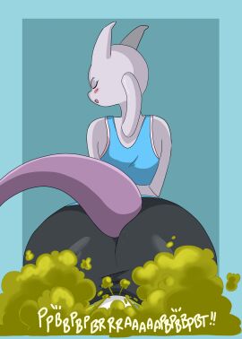 2025 ambiguous_gender anon anthro ass big_butt black_bottomwear black_clothing black_pants blue_clothing blue_shirt blue_tank_top blue_topwear blush bottomwear closed_eyes clothing duo facefart facefarting fart fart_fetish farting_on_another farting_on_face female generation_1_pokemon hi_res imaranx legendary_pokemon mewtwo nintendo pants pokemon pokemon_(species) relieved shirt smile tank_top topwear yoga_pants