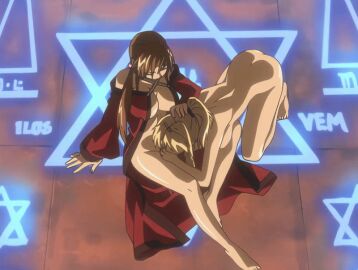 00s 1futa 1girls 2007 animated ass bible_black bible_black_new_testament blonde_hair breasts brown_hair cloak closed_eyes earrings fellatio female futa_with_female futanari high_ponytail imari_kurumi jewelry large_breasts lipstick long_hair magic_circle makeup multiple_girls no_testicles nude open_clothes oral penis ponytail pussy robe saeki_kaori saliva shin_bible_black side_ponytail spread_legs tagme uncensored