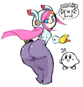 1girls 2d 2d_(artwork) 2d_artwork alien alien_girl alien_humanoid alien_only armless ass ass_bigger_than_head ass_focus ass_in_dress big_ass big_butt big_thighs blue_eyes breasts bright bright_colors bright_eyes bright_hair bright_pupils butt_focus curvy curvy_body curvy_female curvy_figure curvy_hips curvy_thighs cute dream_casko dress fat_ass fat_butt female female_focus formal formal_attire formal_clothes formal_clothing formal_dress formal_wear hair_accessory hot kirby kirby_(series) kirby_planet_robobot large_ass large_butt large_thighs larger_female light-skinned_female light_blue_eyes light_skin looking_at_viewer looking_back looking_back_at_viewer mature mature_body mature_female mature_figure mature_woman mouthless pink_hair secretary secretary_outfit simple_background small_breasts small_waist susanna_patrya_haltmann susie_(kirby) white_background yellow_gloves