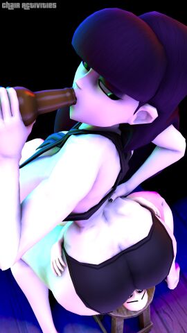 3d anonymous_male ass ass_bigger_than_head beer beer_bottle big_ass big_breasts breasts chair_activities drinking facesitting fat_ass female larger_female lindel_dollice_quilten looking_at_partner looking_down male sfm sitting sitting_on_face sitting_on_person size_difference smaller_male smothering smothering_ass source_filmmaker stool thick_ass used_as_an_object