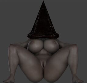 1girls 3d 3d_(artwork) alternate_version_available anus areolae barefoot big_breasts breasts completely_nude curvy female female_only female_pyramid_head full_body grey_skin huge_breasts humanoid konami mature naked naked_female nipples nude nude_female pussy pyramid_head reeboi rule_63 silent_hill silent_hill_2 sitting solo solo_female spread_legs thick_thighs villainess voluptuous wide_hips