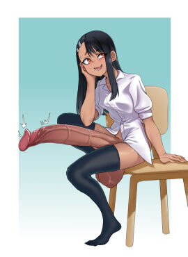 1futa 2024 2d 2d_(artwork) arm_support asymmetrical_bangs balls big_balls big_cock big_penis big_testicles black_hair bottomless brown_eyes chair clothed clothing cock collarbone dick erect_penis erection female flat_chest flat_chested futa_only futanari genitals hair_ornament half_naked hand_on_head hayase_nagatoro huge_balls huge_cock huge_testicles human hyper hyper_balls hyper_genitalia hyper_penis intersex large_balls large_penis large_testicles long_hair long_penis naughty_face no_text no_text_version panzermeido partially_clothed penis penis_out please_don't_bully_me nagatoro schoolgirl scrotum secunduspublius shirt simple_background sitting skindentation smile solo solo_futa sweatdrop tan tan-skinned_futa tanned testicles textless thighhighs twitching_penis uncensored veiny_balls veiny_penis veiny_testicles white_border
