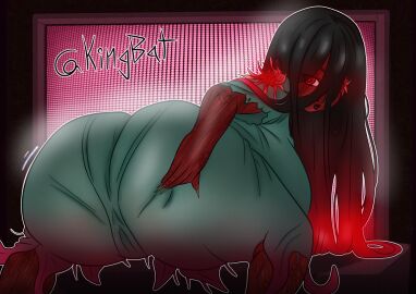 ass big_ass black_hair dead_by_daylight female ghost_girl kingbat the_ring yamamura_sadako