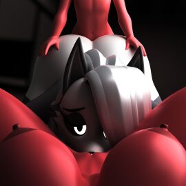 1:1 3d anthro argos90 ass big_ass big_breasts big_butt blender_(artwork) breasts canid canid_demon canine cunnilingus demon digital_media_(artwork) doggy_style female female/female female_pov first_person_view from_behind_position group group_sex hellhound helluva_boss hi_res imp looking_at_viewer loona_(helluva_boss) lying male male/female mammal millie_(helluva_boss) moxxie_(helluva_boss) mythological_canine mythological_creature mythology nude on_back oral pussy sex spread_legs spreading threesome trio vaginal_penetration
