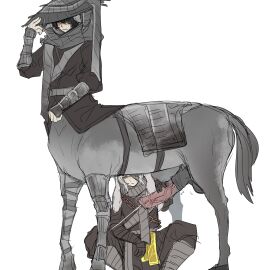 1boy 1girls 2025 4_legs :/ :i anatomically_correct_penis awkward balls bamboo_hat bandage bandage_gloves bandage_wraps bangs_over_eyes bestiality big_balls big_cock big_penis black_bandages black_fur black_hair black_mane black_outfit black_robe black_sheath blue_eyes blush blushing_male canon_penis_size centaur centaur_male centaur_on_female centaur_on_humanoid chains chinese_clothes cock colored colored_sketch crossed_legs cum cumming cumming_from_handjob cumshot derriere disinterested ejaculation emotionless emotionless_female emotionless_sex equine equine_penis eyepatch faust_(limbus_company) female flared_penis floopy_ears floppy_ears flustered flustered_male forearm_armor gloved_handjob gloves gray_body gray_fur gritted_teeth handjob hat height_difference heishou_pack-mao_branch_(identity)_(project_moon) heishou_pack-wu_branch_(identity)_(project_moon) hooves horse_armor horse_ears horse_penis horse_tail horsecock huge_balls huge_cock human hung_twink hungry icy_blue_eyes larger_male limbus_company luoyerrrrr male male_centaur motion_lines non-canon_couple one_eye_obstructed open_mouth pale_blue_eyes pale_skin penis pink_penis pink_shaft project_moon puttees quadriped rabbit_ears robe saddle scarf sheath shin_guards shipwreck shorter_female shy_male size_difference sketch slightly_open_mouth smaller_female straight straps sweat underneath_another unsheathed veins_on_dick veiny_penis wanking white_hair white_rabbit white_rabbit_ears wrinkles yellow_sash yi_sang_(limbus_company)