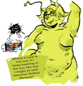 2girls areolae bive_(regretevator) breasts display english_text female mariedooki nipples regretevator roblox roblox_game self_upload solo_focus speech_bubble split_(regretevator) sweat tagme text